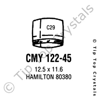 GS CMY122-45 Watch Crystal