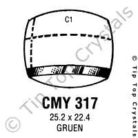 GS CMY317 Watch Crystal