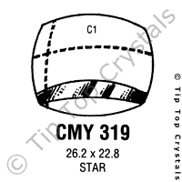 GS CMY319 Watch Crystal