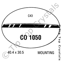 GS CO1050 Watch Crystal