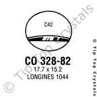 GS CO328-82 Watch Crystal