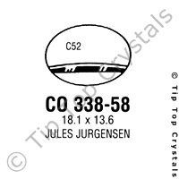 GS CO338-58 Watch Crystal