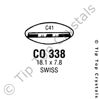 GS CO338 Watch Crystal