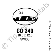 GS CO340 Watch Crystal