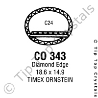 GS CO343 Watch Crystal