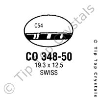 GS CO348-50 Watch Crystal