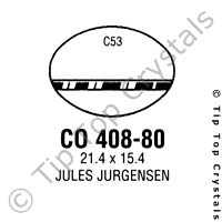 GS CO408-80 Watch Crystal