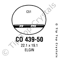 GS CO439-50 Watch Crystal