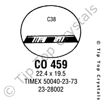 GS CO459 Watch Crystal