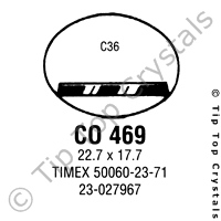 GS CO469 Watch Crystal