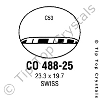 GS CO488-25 Watch Crystal