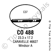 GS CO488 Watch Crystal