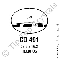 GS CO491 Watch Crystal