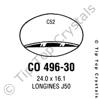 GS CO496-30 Watch Crystal