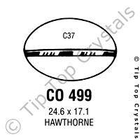 GS CO499 Watch Crystal