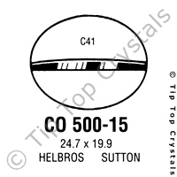 GS CO500-15 Watch Crystal