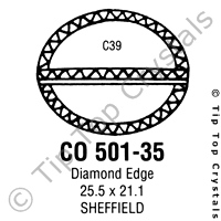 GS CO501-35 Watch Crystal