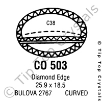 GS CO503 Watch Crystal