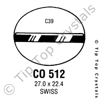 GS CO512 Watch Crystal