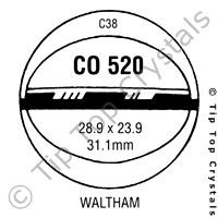 GS CO520 Watch Crystal