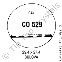 GS CO529 Watch Crystal