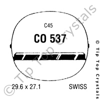 GS CO537 Watch Crystal