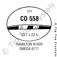 GS CO558 Watch Crystal