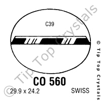 GS CO560 Watch Crystal