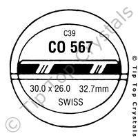 GS CO567 Watch Crystal