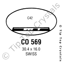 GS CO569 Watch Crystal