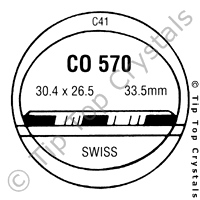 GS CO570 Watch Crystal