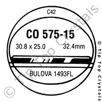 GS CO575-15 Watch Crystal