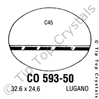 GS CO593-50 Watch Crystal