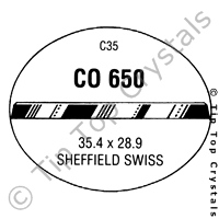 GS CO650 Watch Crystal