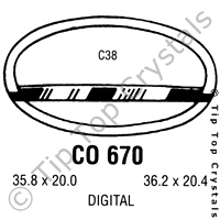 GS CO670 Watch Crystal