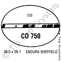 GS CO750 Watch Crystal