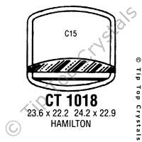 GS CT1018 Watch Crystal