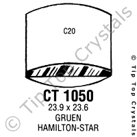 GS CT1050 Watch Crystal