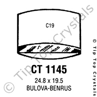 GS CT1145 Watch Crystal