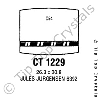 GS CT1229 Watch Crystal