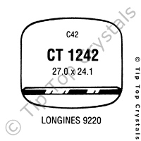 GS CT1242 Watch Crystal