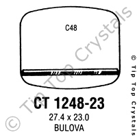 GS CT1248-23 Watch Crystal