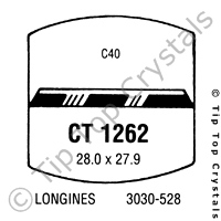 GS CT1262 Watch Crystal