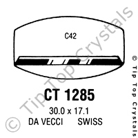 GS CT1285 Watch Crystal