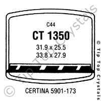 GS CT1350 Watch Crystal