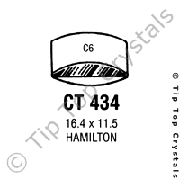 GS CT434 Watch Crystal