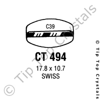 GS CT494 Watch Crystal