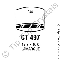 GS CT497 Watch Crystal