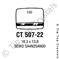 GS CT507-22 Watch Crystal