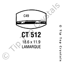 GS CT512 Watch Crystal